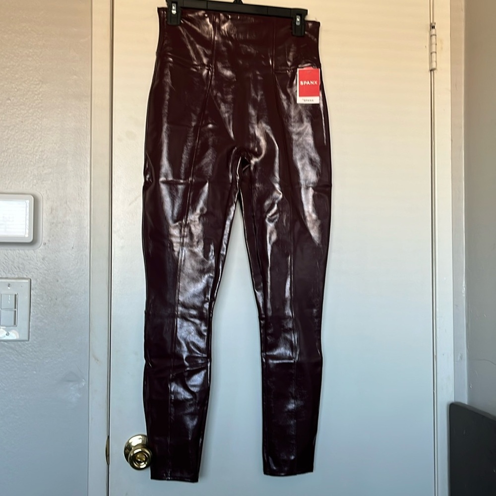 Spanx | Faux patent Leatherr leggings - Picture 4 of 9